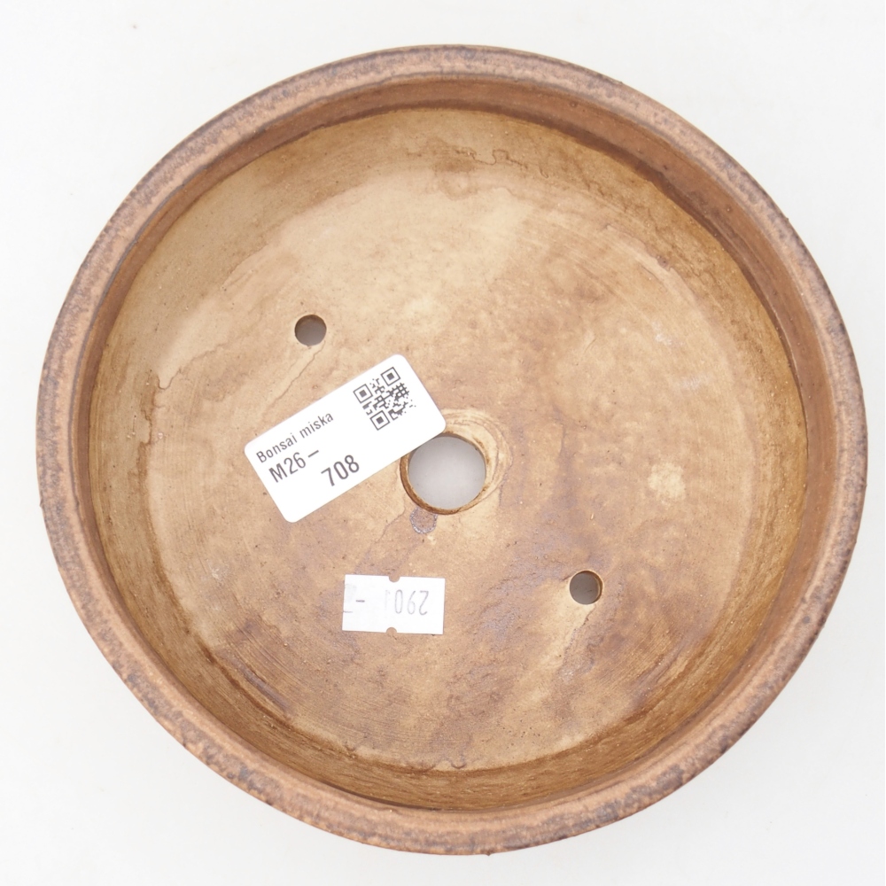 Keramická bonsai miska 15,5 x 15,5 x 5 cm, barva růžová