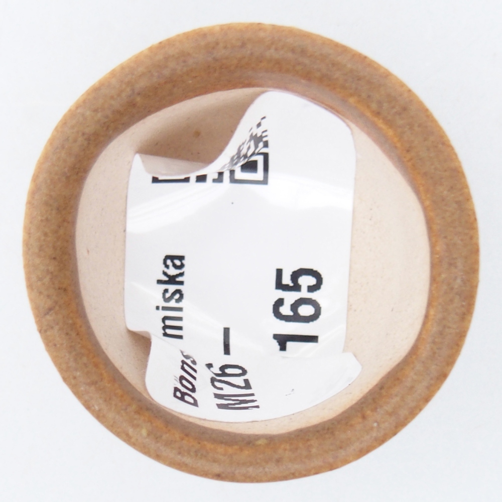 Mini bonsai miska 4 x 4 x 2 cm, barva hnědá