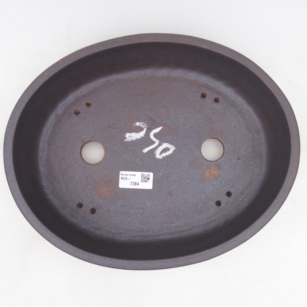 Bonsai miska 32,5 x 26 x 7 cm , barva hnědá