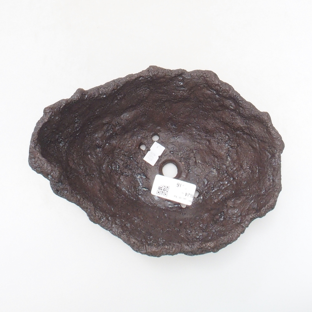 Keramická Skořápka  18 x 14 x 14 cm , barva hnědá