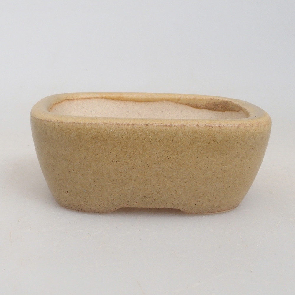 Mini bonsai miska 5,5 x 4 x 2 cm, barva hnědá