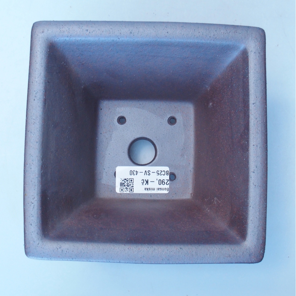 Miska 15 x 15 x 9,5 cm barva hnědá