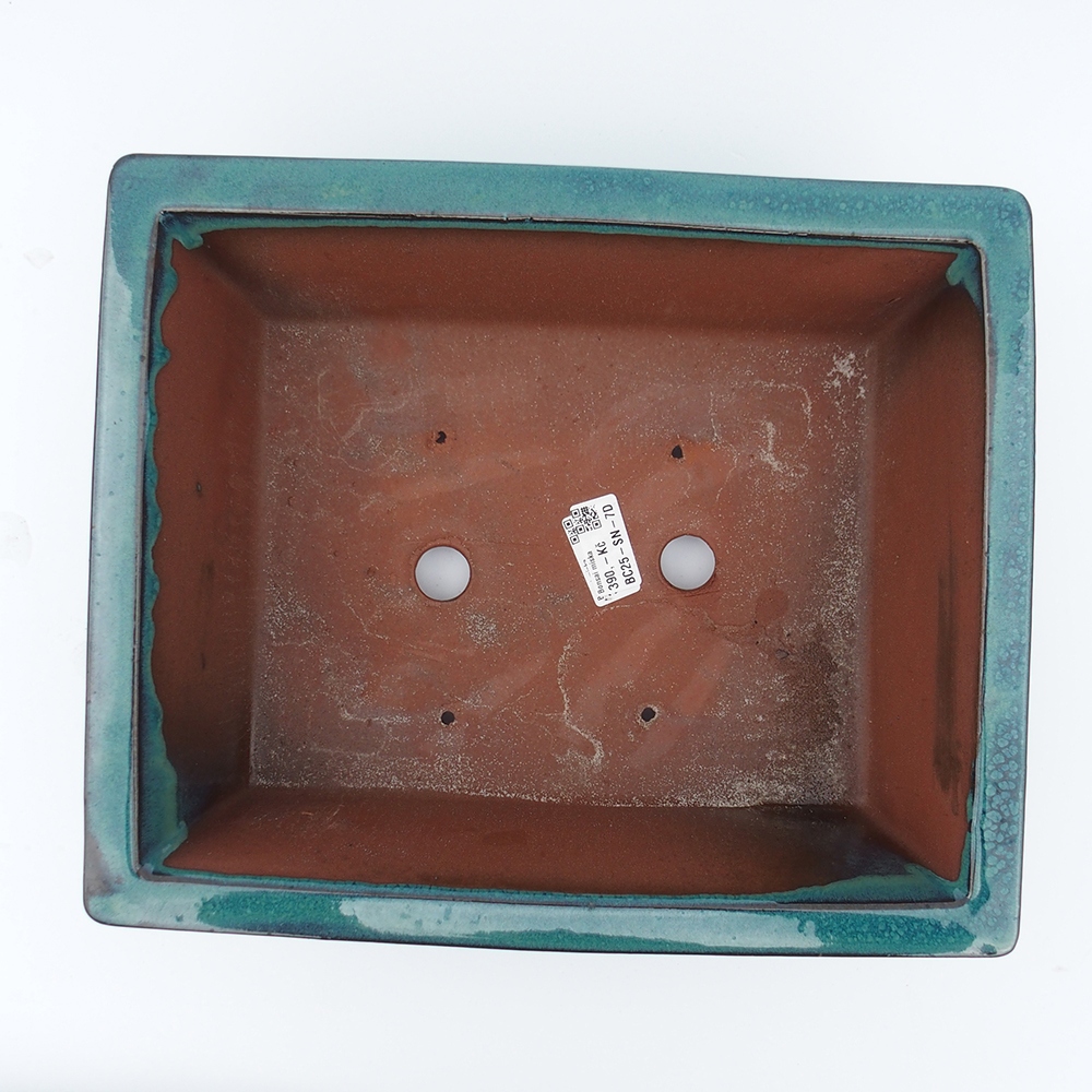 Miska 33,5 x 27,5 x 12,5 cm barva modrozelená