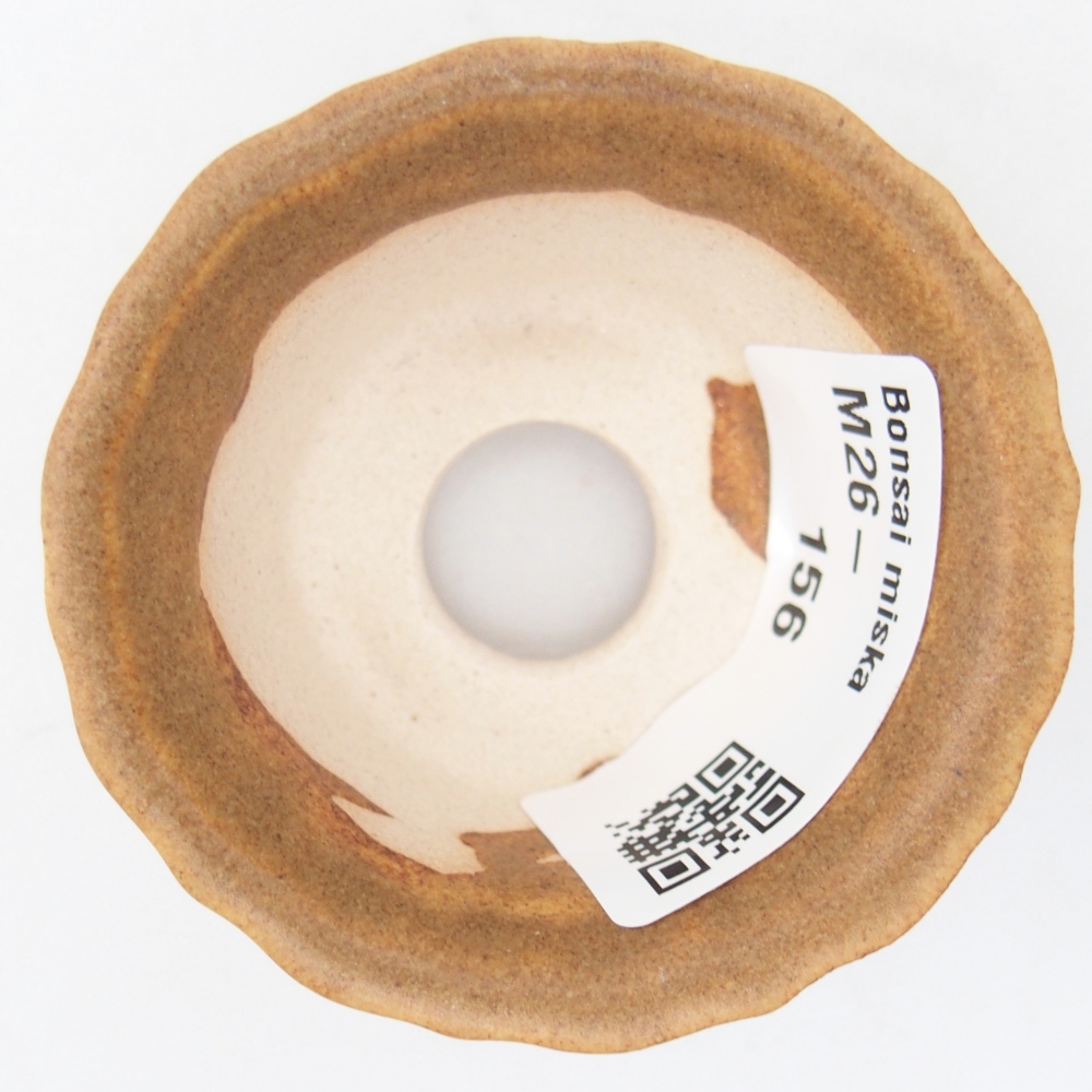 Mini bonsai miska 5,5 x 5,5 x 3 cm, barva hnědá