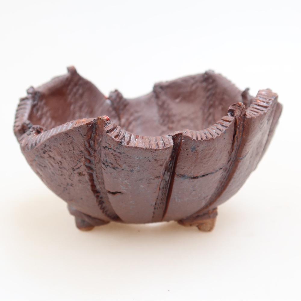 Keramická Skořápka  10,5 x 10,5 x 6,5 cm , barva kovová