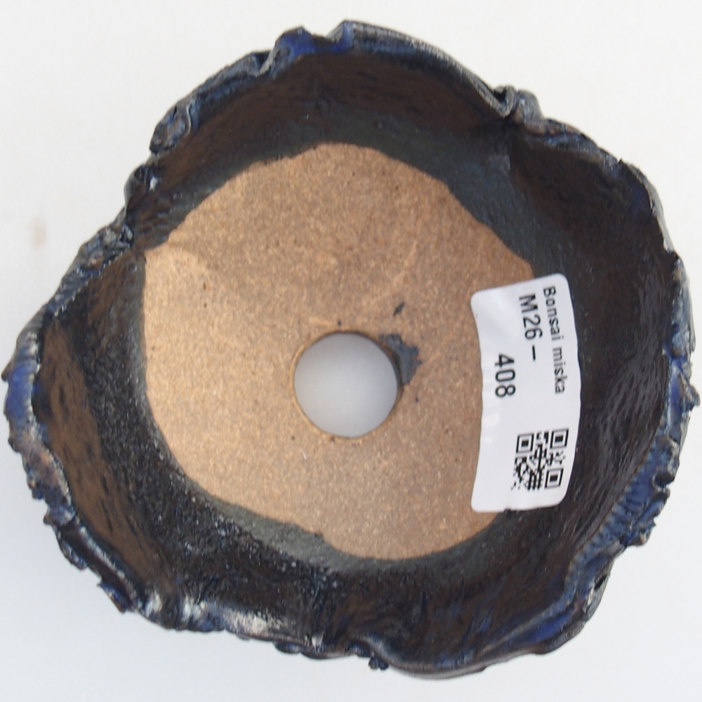 Keramická Skořápka 9,5 x 9,5 x 6 cm , barva modrá