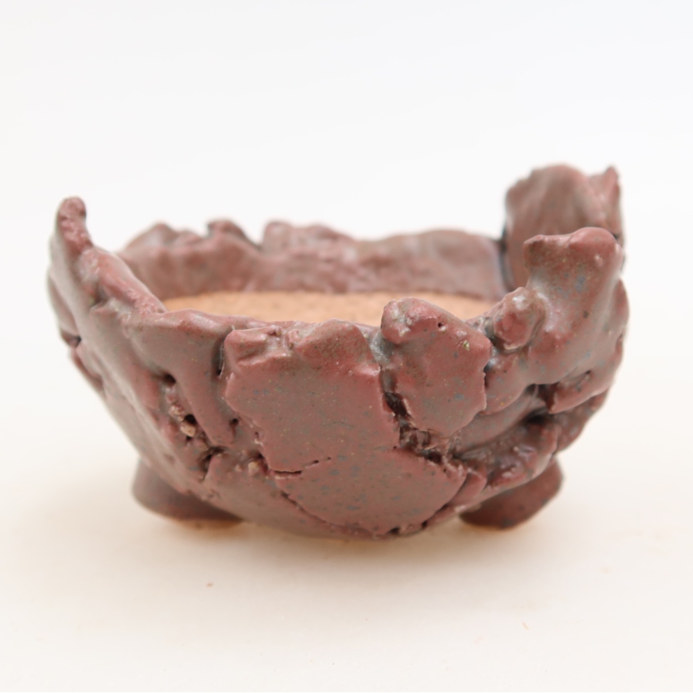 Keramická Skořápka  9,5 x 9 x 5 cm , barva růžová