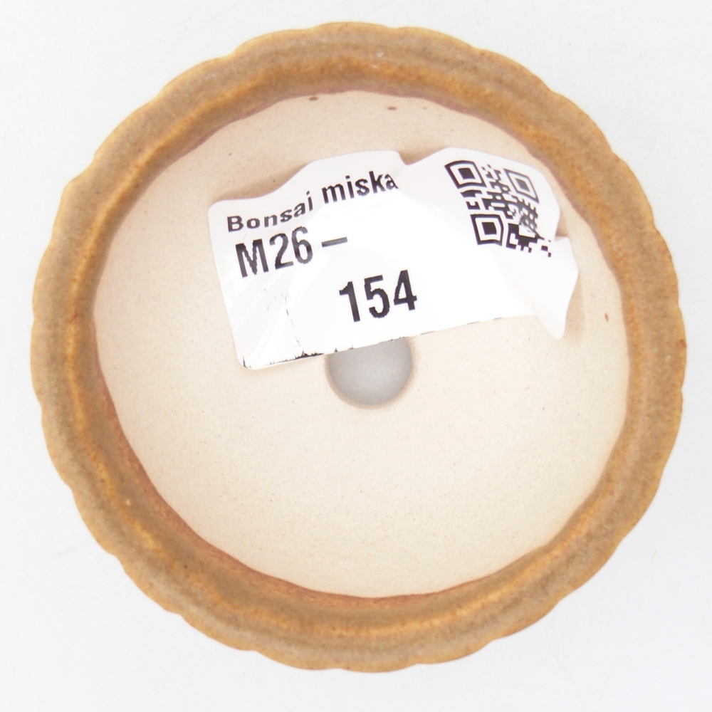 Mini bonsai miska 5,5 x 5,5 x 3 cm, barva hnědá