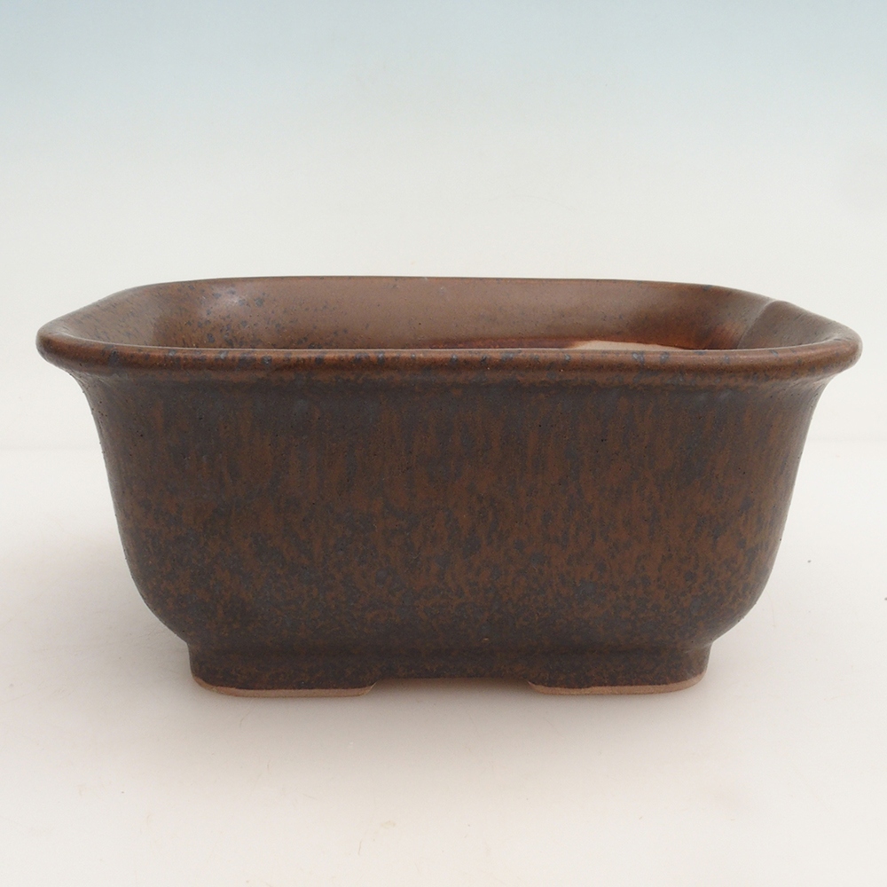 Bonsai miska H36 - 17 x 15 x 7,5 cm. - hnědá