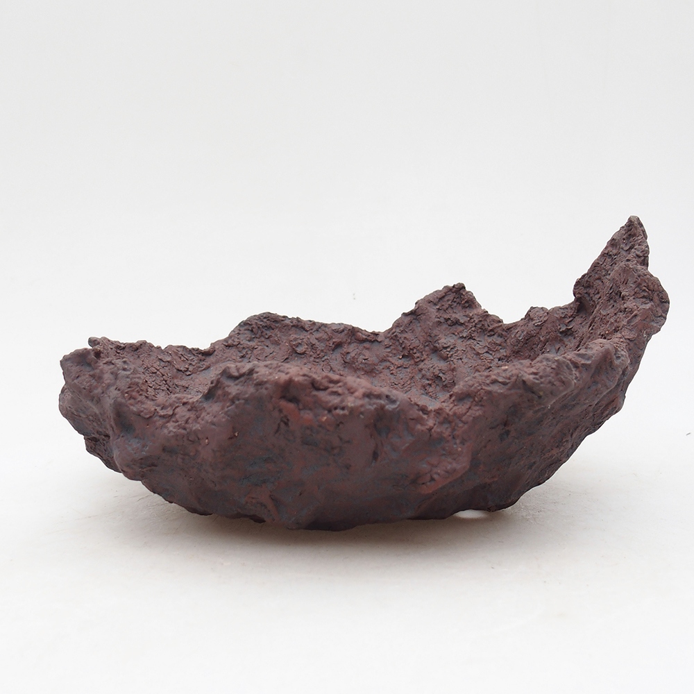 Keramická Skořápka  18 x 17 x 9 cm , barva hnědá