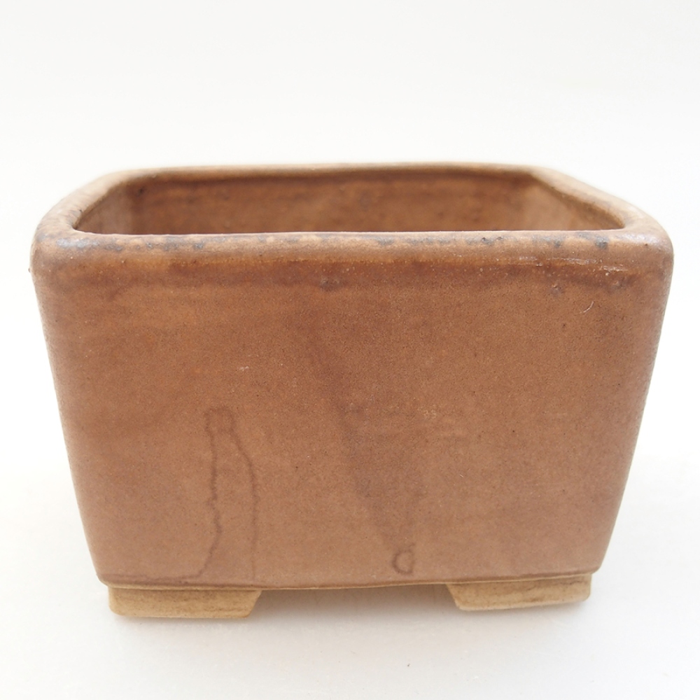 Keramická bonsai miska 8,5 x 8,5 x 5,5 cm, barva růžová