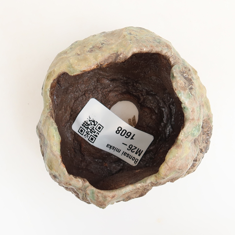 Keramická Skořápka  6 x 5 x 6 cm , barva zelená