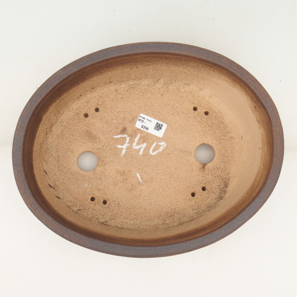 Bonsai miska 32,5 x 25,5 x 9,5 cm , barva hnědá