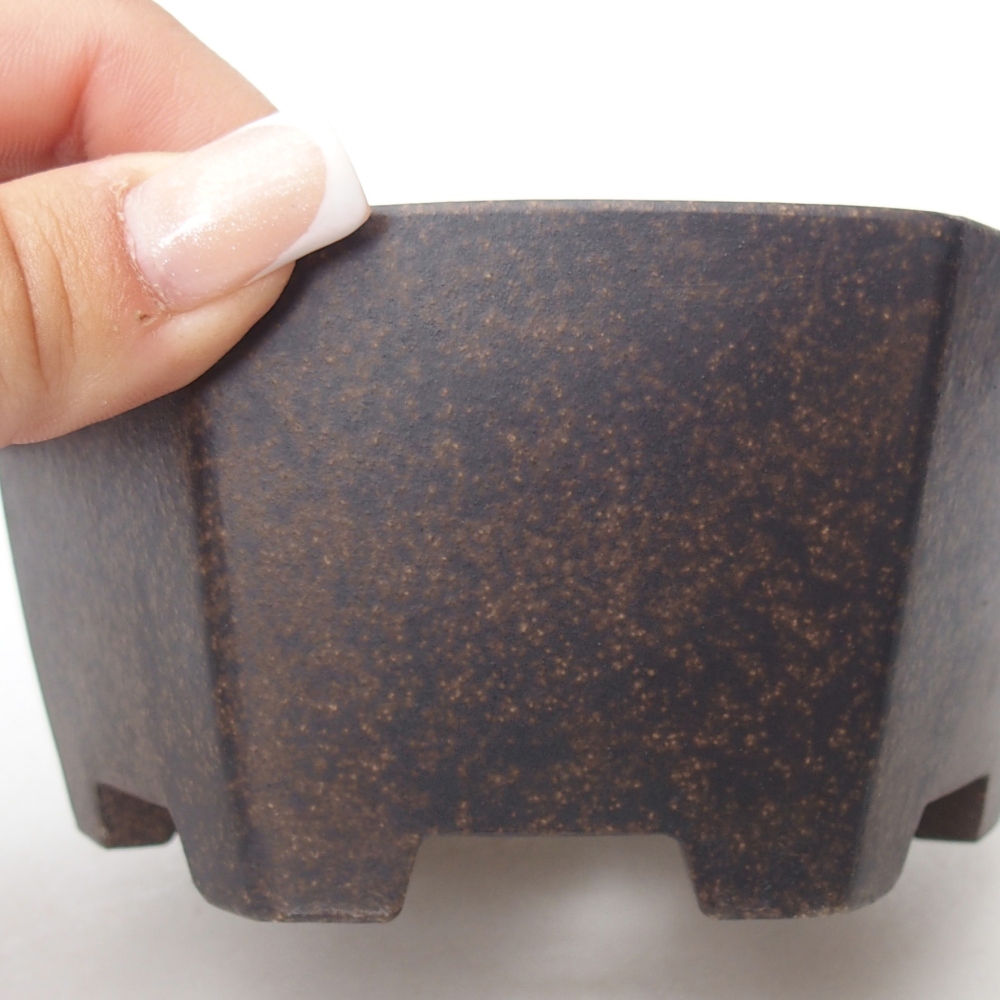 Miska 13 x 11,5 x 6 cm barva hnědookrová