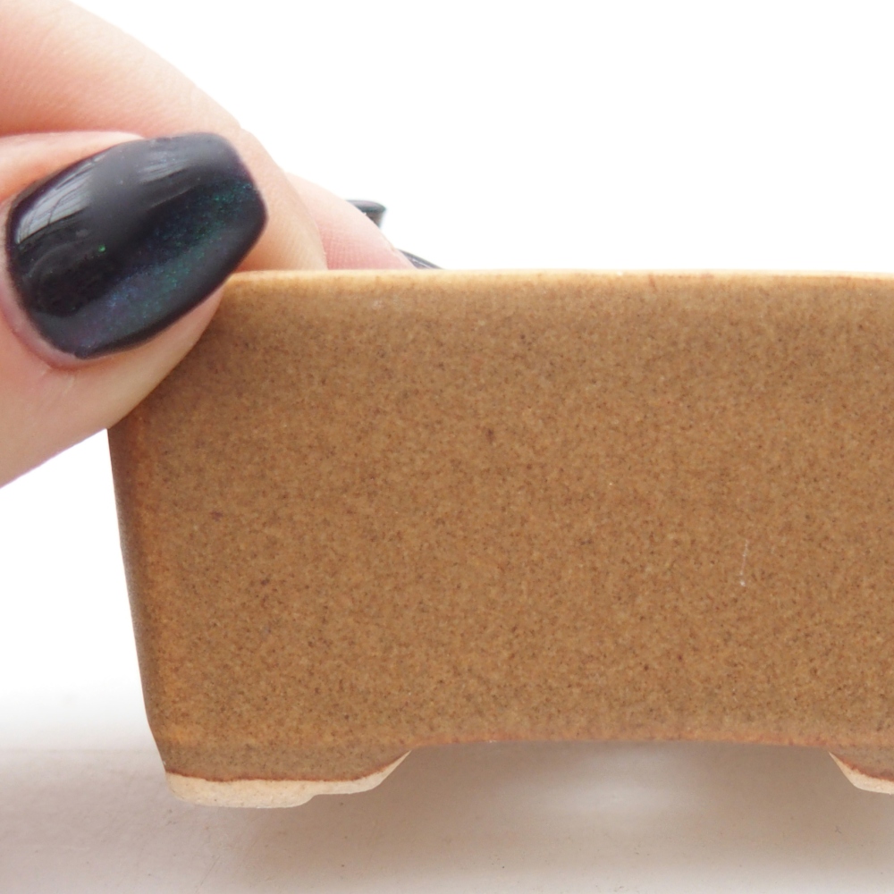 Mini bonsai miska 7 x 5 x 3,5 cm, barva hnědá