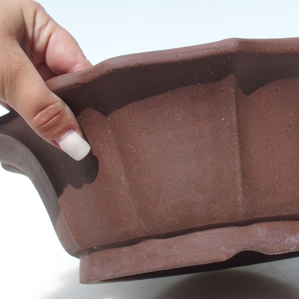 Bonsai miska 30,5 x 30,5 x 10 cm -  barva hnědá