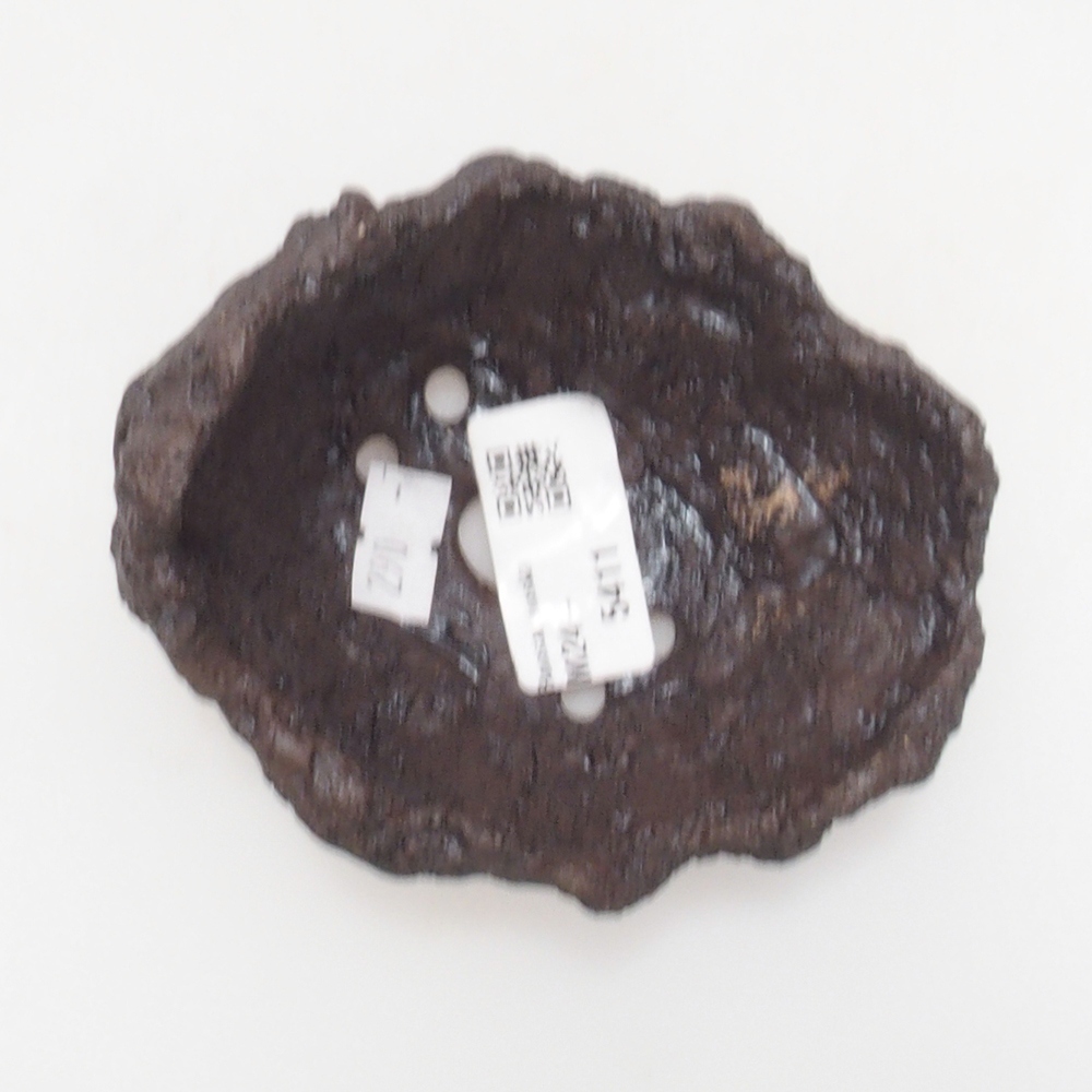 Keramická Skořápka  9 x 7,5 x 9 cm , barva hnědá