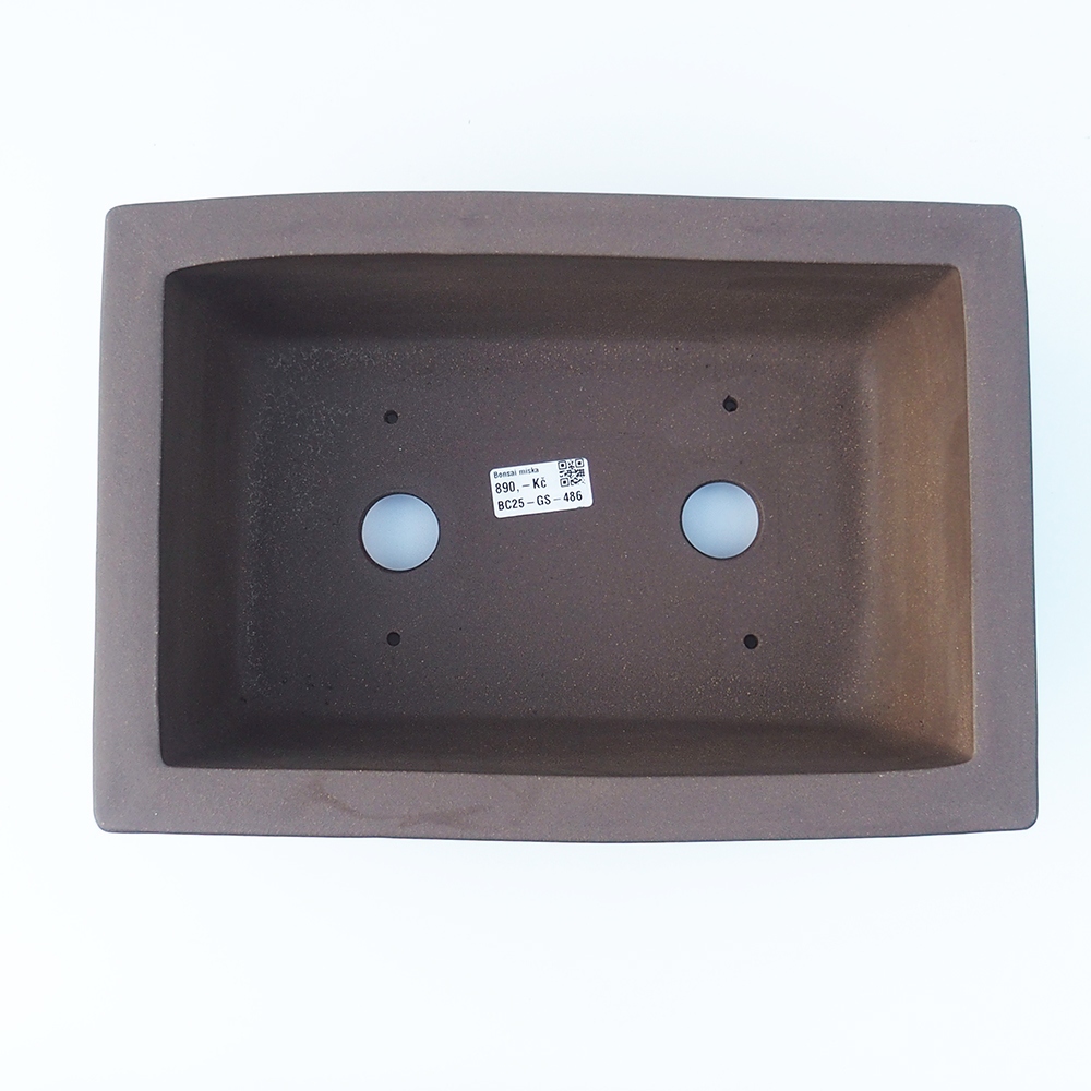 Miska 33 x 23 x 12,5 cm barva hnědá