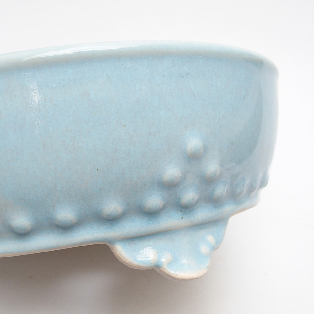 Miska 21 x 21 x 8,5 cm barva modrá