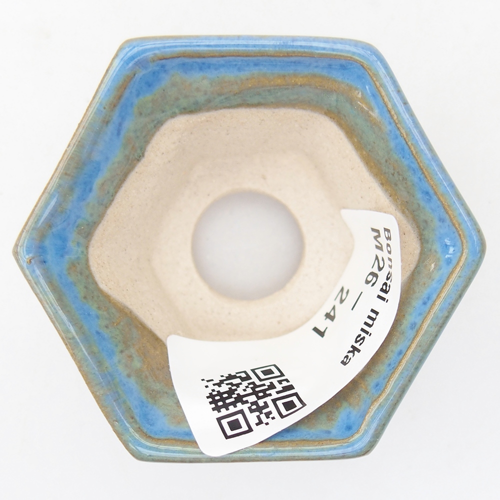 Mini bonsai miska 5,5 x 5 x 3 cm, barva modrá