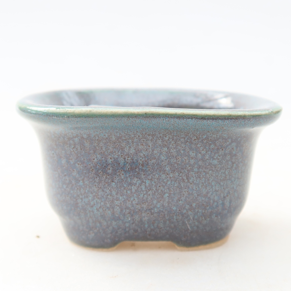 Keramická bonsai miska 6 x 5 x 3 cm, barva šedá