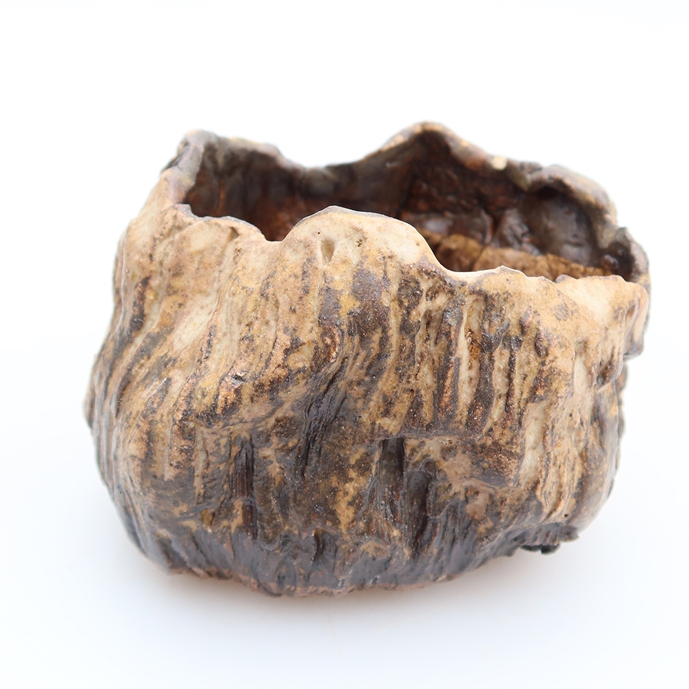 Keramická Skořápka  6,5 x 5 x 6 cm , barva hnědá