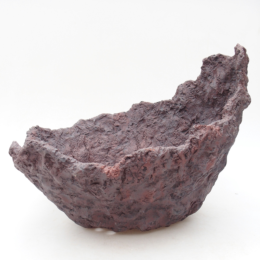 Keramická Skořápka  23,5 x 24,5 x 20 cm , barva hnědá