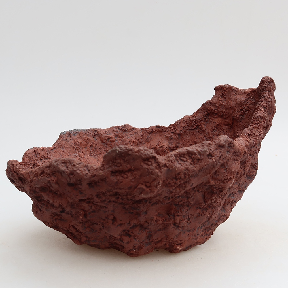 Keramická Skořápka 20 x 17 x 12,5 cm , barva hnědá