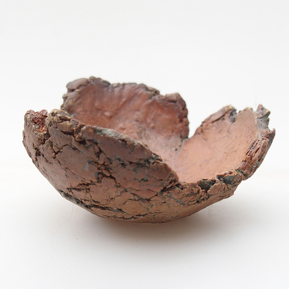 Keramická Skořápka  7,5 x 7 x 4 cm , barva zelená
