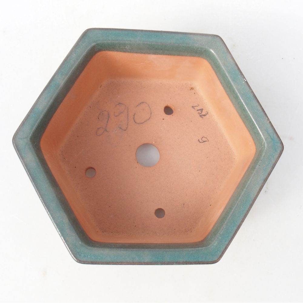 Miska 17 x 15 x 6 cm barva zelená