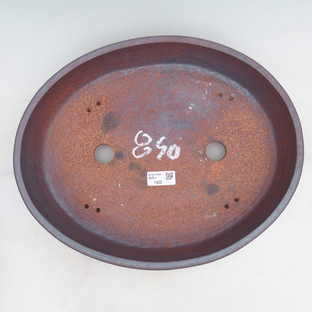 Bonsai miska 38,5 x 31 x 7,5 cm , barva kovová