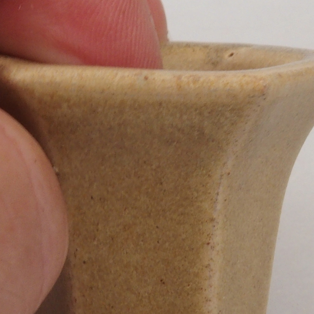 Mini bonsai miska 4 x 3,5 x 3 cm, barva hnědá