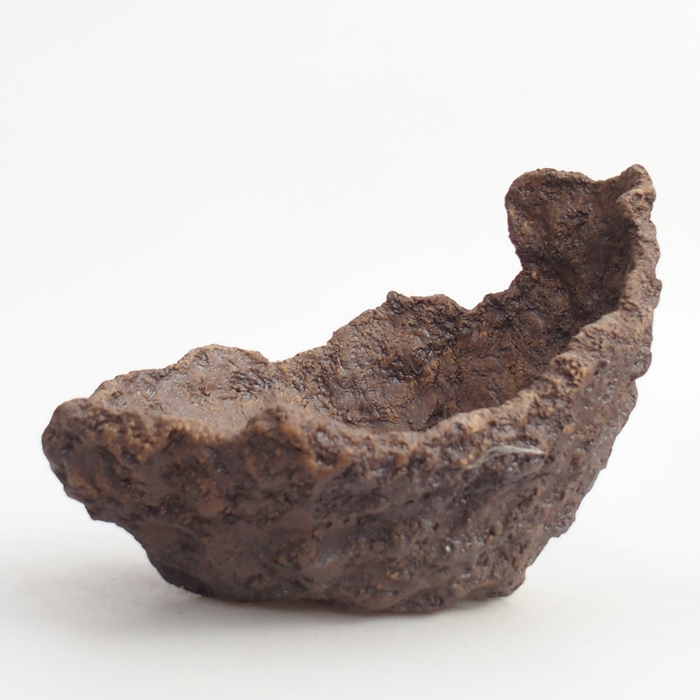 Keramická Skořápka 19 x 16 x 16 cm , barva hnědá