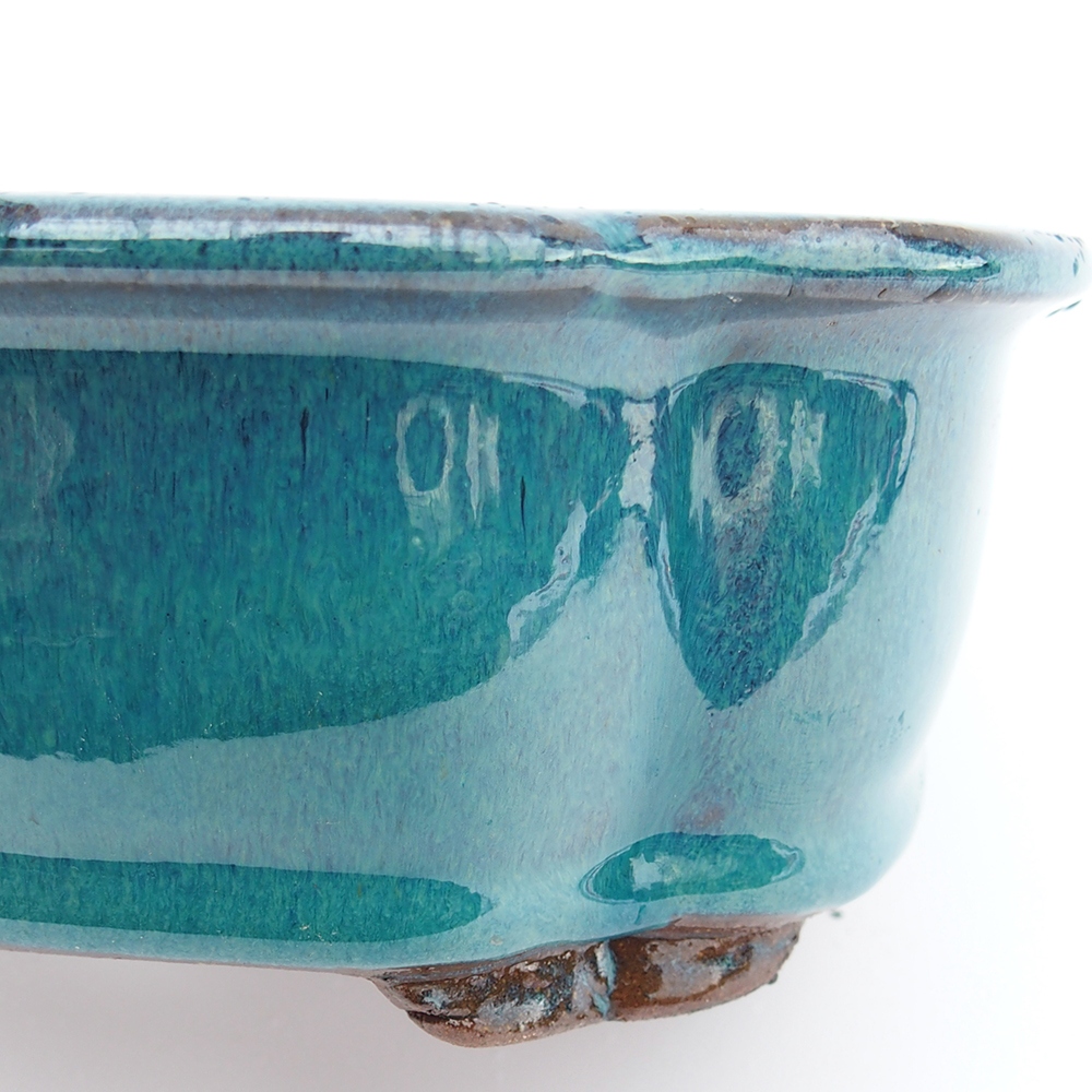Miska 20 x 16 x 6,5 cm barva modrozelená