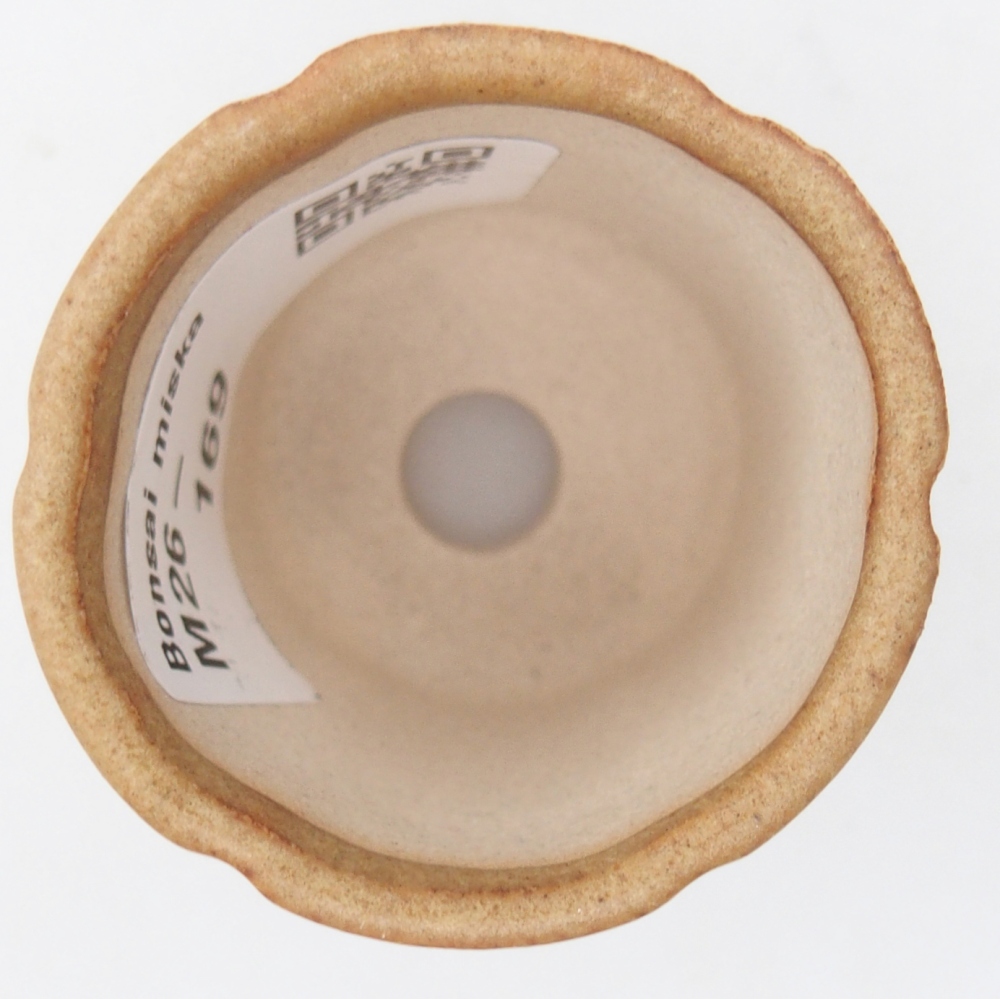 Mini bonsai miska 4 x 4 x 4,5 cm, barva hnědá