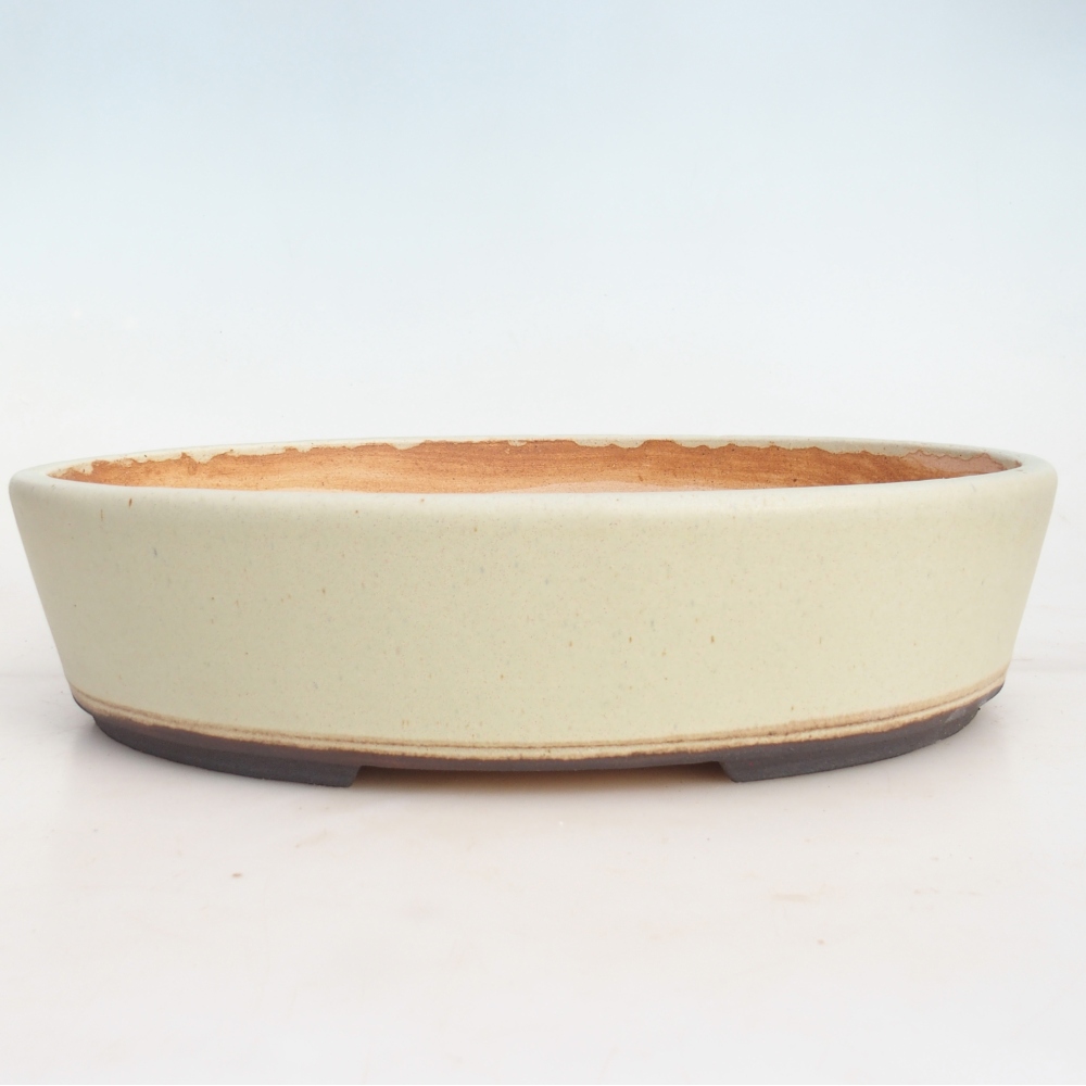 Bonsai miska 39 x 31,5 x 9 cm , barva zelená