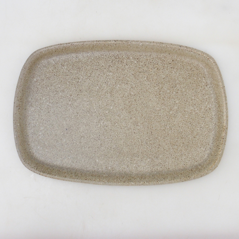 Keramická podmiska H10 - 34 x 23,5 x 1,5 cm - béžová