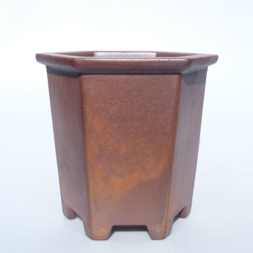 Miska 15,5 x 14 x 14,5 cm barva hnědá