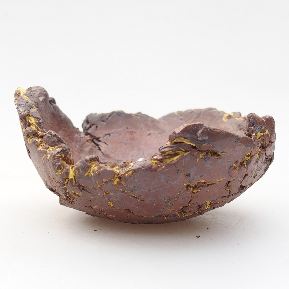 Keramická Skořápka  9 x 9 x 5 cm , barva žlutá