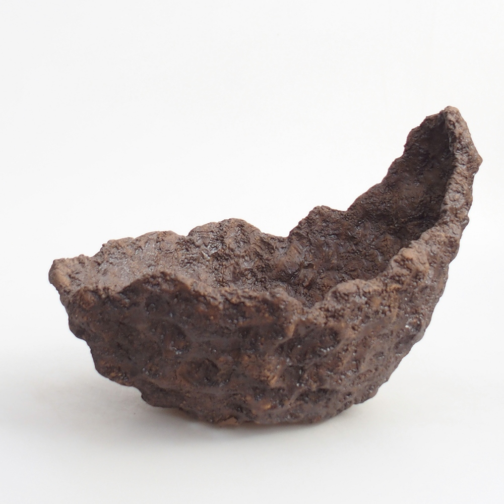 Keramická Skořápka 20 x 16 x 17 cm , barva hnědá