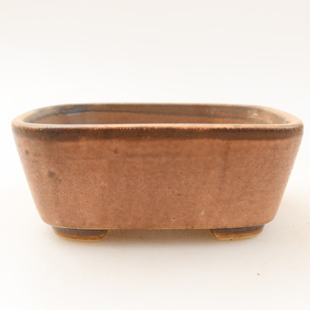 Keramická bonsai miska 10 x 8,5 x 4 cm, barva růžová