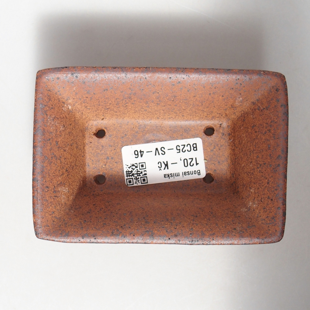 Miska 11,5 x 8 x 4,5 cm barva hnědá
