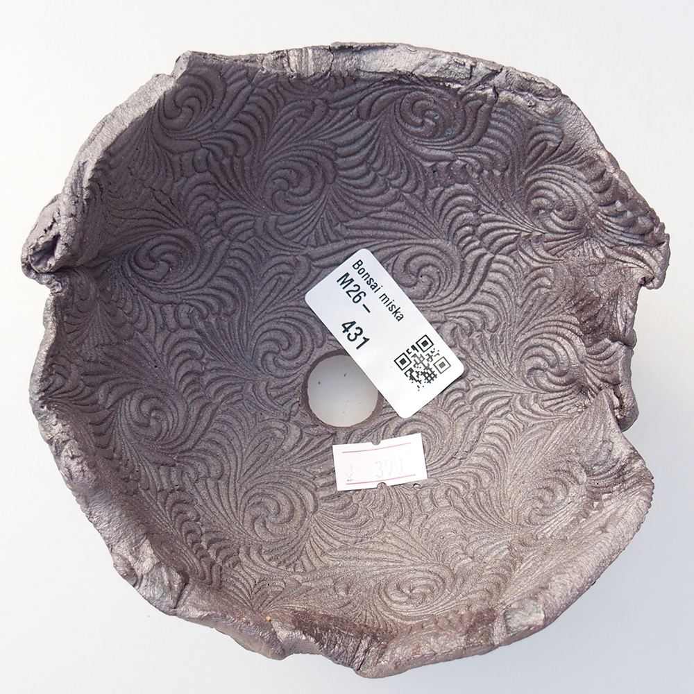 Keramická Skořápka 13,5 x 13 x 7 cm , barva kovová