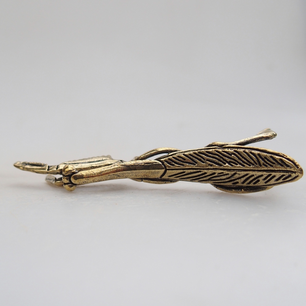 Kovová figurka - kudlanka