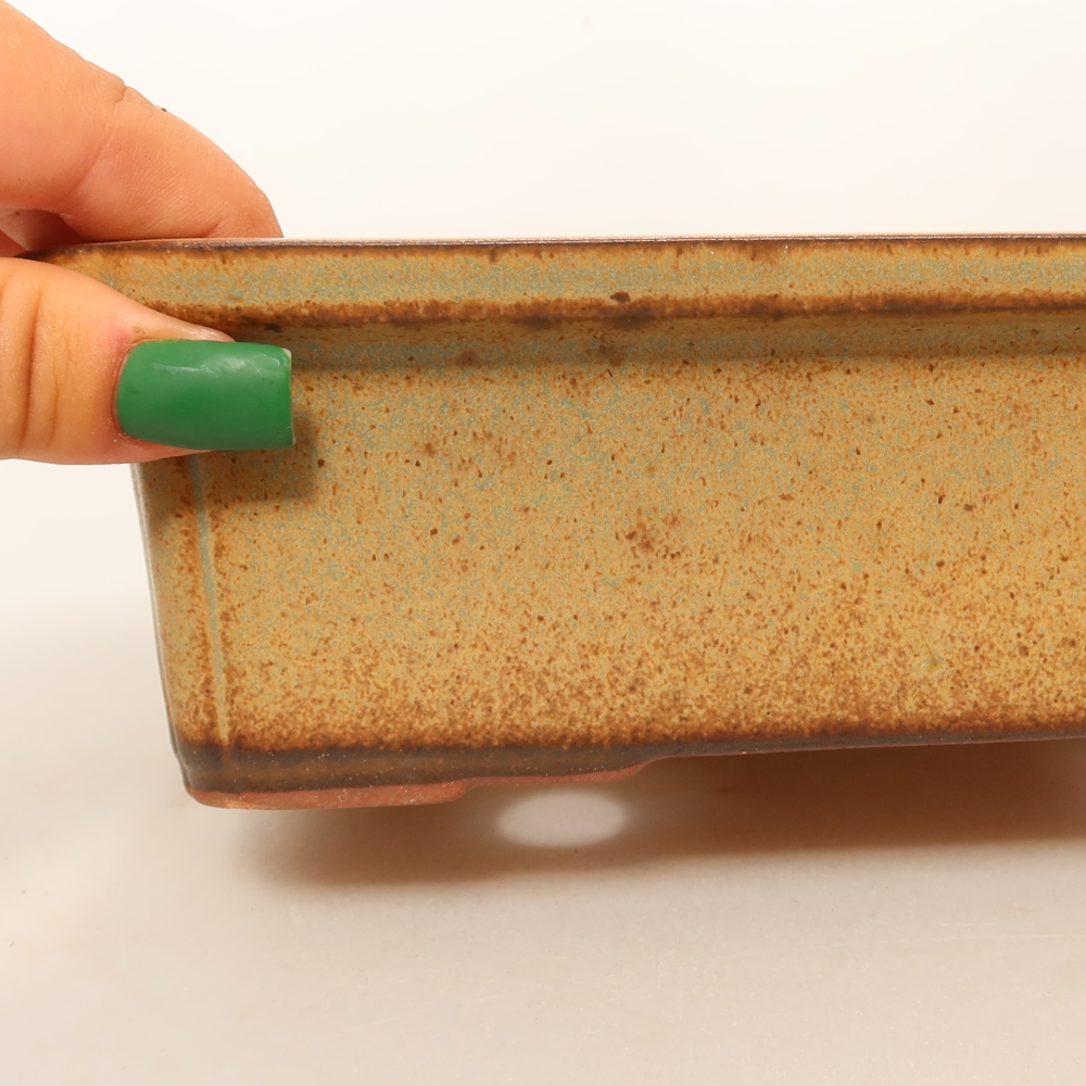 Keramická Miska  20 x 15,5 x 6 cm , barva hnědá