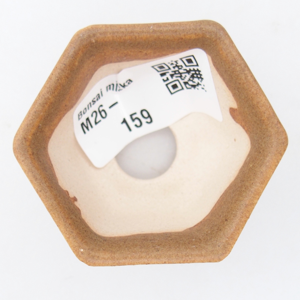 Mini bonsai miska 5,5 x 5 x 3 cm, barva hnědá