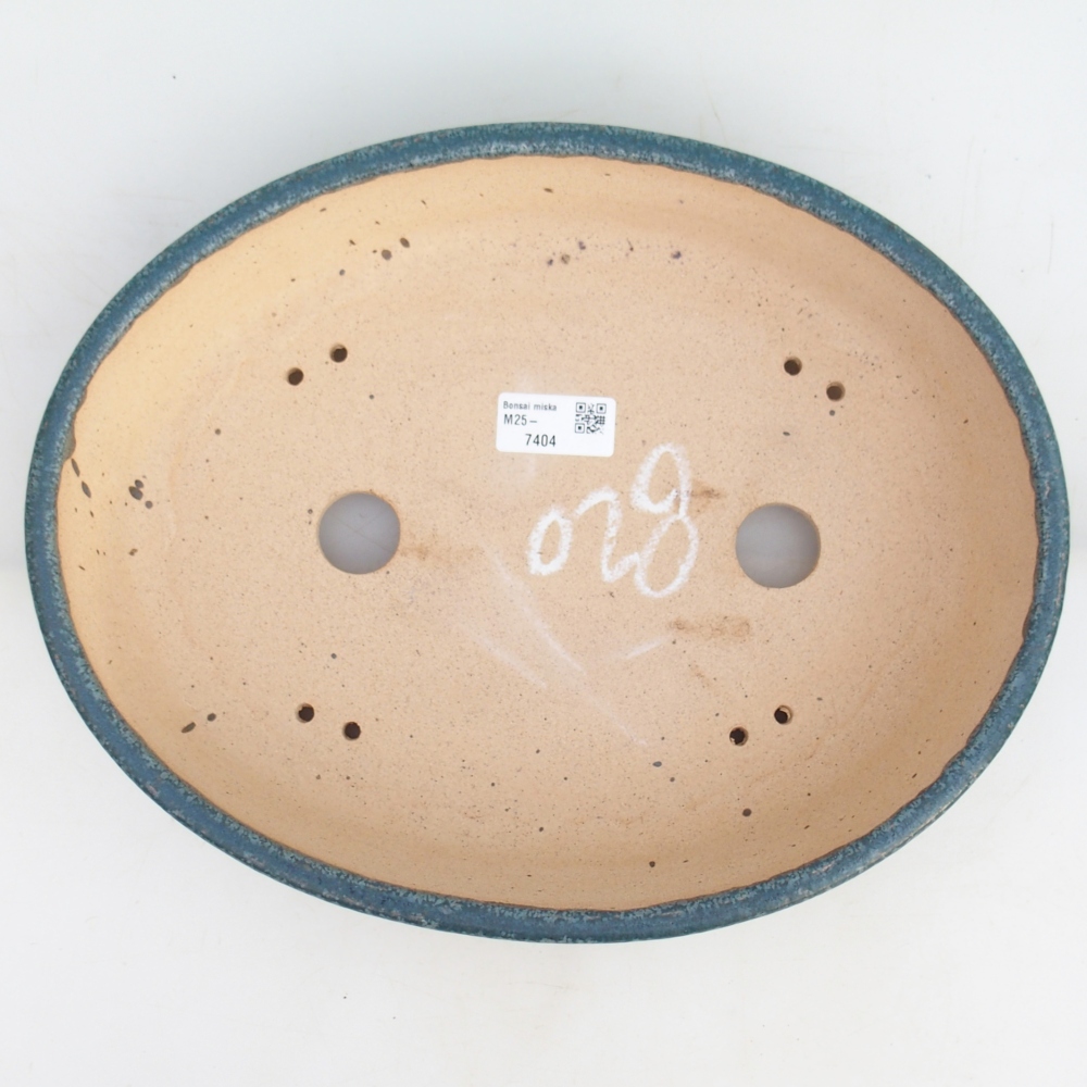 Bonsai miska 32,5 x 25,5 x 7,5 cm , barva modrá