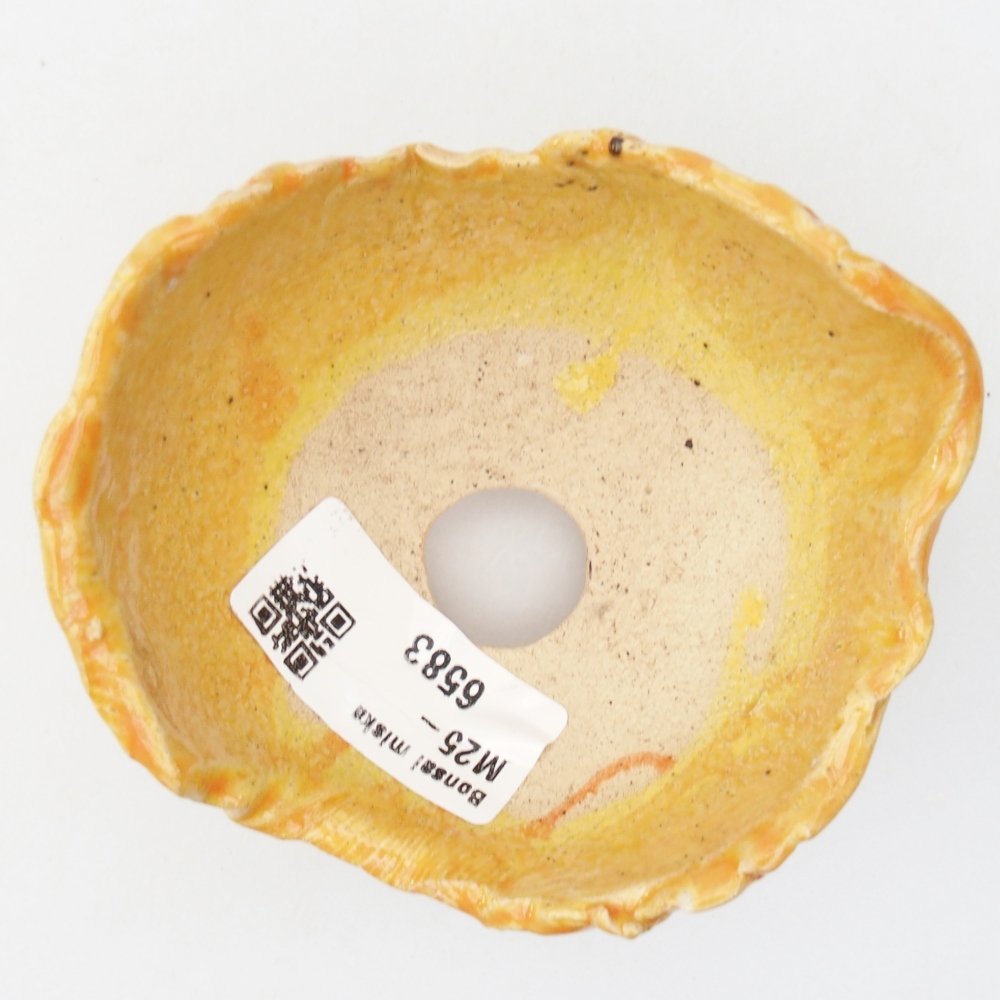 Keramická Skořápka  9 x 8 x 6 cm , barva žlutá
