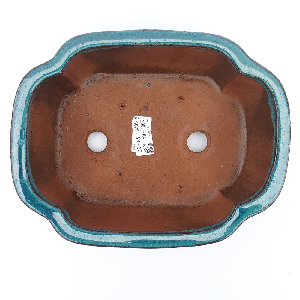 Miska 26 x 20 x 8,5 cm barva modrozelená