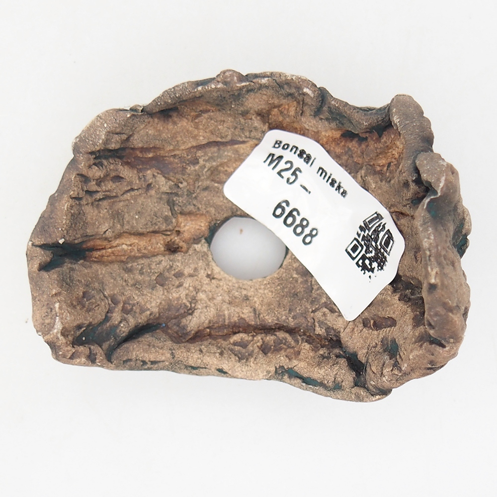 Keramická Skořápka  6,5 x 5,5 x 6 cm , barva zelená